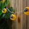 10ct. Yellow & Black Spider Paper Lantern Halloween Lights
